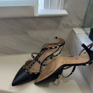 INC International Concepts Black Studded Heels